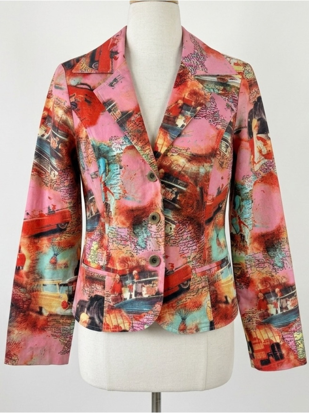 Ivy Jane American Road Trip Blazer Size Small Made in the USA 90s Y2K